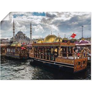 Artland Artprint Blik op Istanbul als artprint op linnen, muursticker of poster in verschillende maten