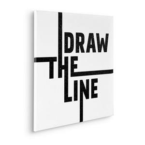 Komar Artprint Typo Draw the Line (1 stuk)