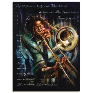 Artland Artprint Trombonemelodieën als artprint op linnen, muursticker of poster in verschillende maten