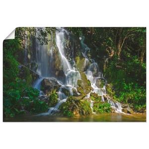 Artland Artprint Waterval in de Harz als artprint van aluminium, artprint op linnen, muursticker of poster in verschillende maten