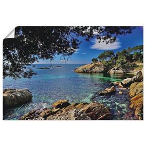 Artland Artprint Kleuren van de Costa Brava als artprint van aluminium, artprint op linnen, muursticker of poster in verschillende maten