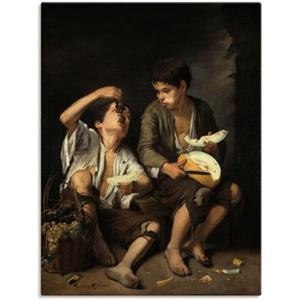 Artland Artprint Druiven en meloen eters. 1645/46 als artprint op linnen, muursticker of poster in verschillende maten