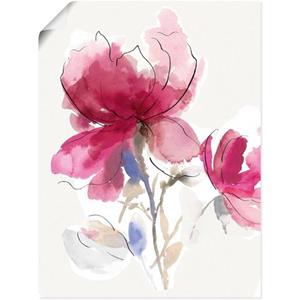 Artland Artprint Rosy Blossom I als artprint van aluminium, artprint op linnen, muursticker of poster in verschillende maten