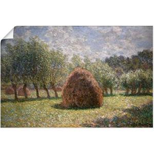 Artland Artprint Hooiberg bij Giverny. 1893 als artprint van aluminium, artprint op linnen, muursticker of poster in verschillende maten