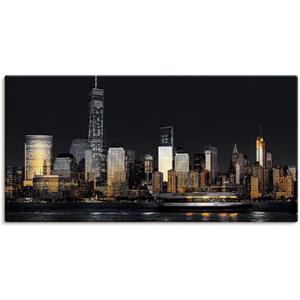 Artland Artprint New York Financial District als artprint van aluminium, artprint op linnen, muursticker of poster in verschillende maten