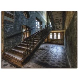 Artland Artprint Lost Place - trappen gedrukt