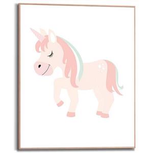 Reinders! Artprint met lijst Pink Unicorn