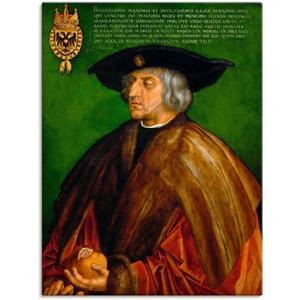 Artland Artprint Keizer Maximilian I. 1519. als artprint op linnen, muursticker of poster in verschillende maten