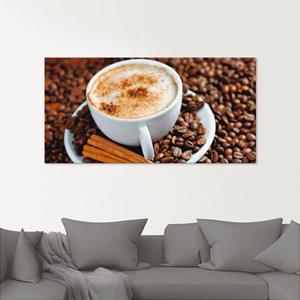 Artland Print op glas Cappuccino - koffie in verschillende maten