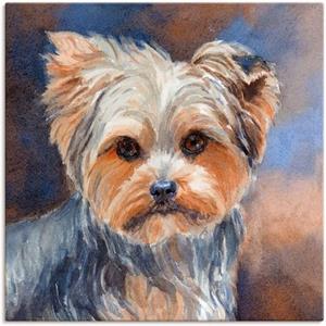 Artland Artprint Sadie Belle Yorkshire Terrier als artprint van aluminium, artprint op linnen, muursticker of poster in verschillende maten