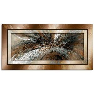 Artland Artprint Goud abstract 1 als artprint van aluminium, artprint op linnen, muursticker of poster in verschillende maten