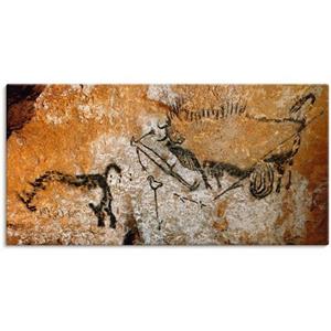 Artland Artprint Grot van Lascaux 17000 v Chr als artprint op linnen, muursticker of poster in verschillende maten