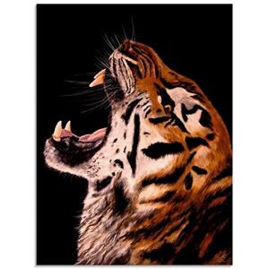 Artland Glasbild "Tiger", Wildtiere, (1 St.), in verschiedenen Größen