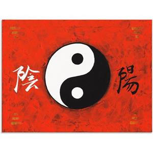 Artland Artprint Yin & Yang als artprint van aluminium, artprint op linnen, muursticker of poster in verschillende maten