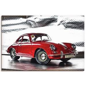 Artland Artprint Klassiek model - de Porsche 356 als artprint van aluminium, artprint op linnen, muursticker of poster in verschillende maten