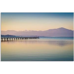 Artland Wandbild "Morgen am Chiemsee", Seebilder, (1 St.), als Alubild, Outdoorbild, Leinwandbild, Poster in verschied. Größen