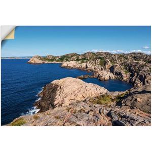 Artland Artprint Schiereiland Lindesnes in Noorwegen als artprint van aluminium, artprint op linnen, muursticker of poster in verschillende maten