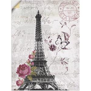 Artland Wandbild "Eiffelturm Grafik", Bilder von Europa, (1 St.)