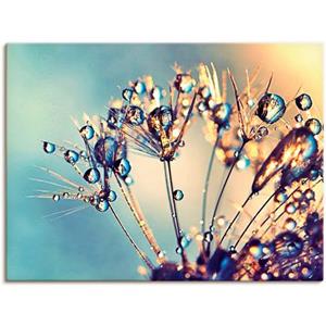 Artland Artprint Pluizenbol glitter touw als artprint op linnen, muursticker of poster in verschillende maten