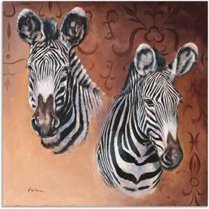 Artland Artprint Zebra als artprint van aluminium, artprint op linnen, muursticker of poster in verschillende maten