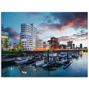 Artland Glasbild "Düsseldorf Medienhafen", Deutschland, (1 St.)