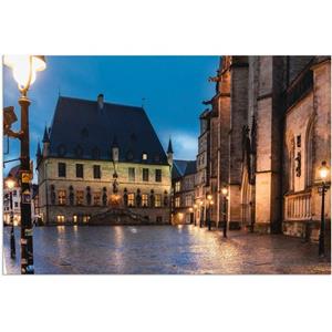 Artland Wandbild "Rathaus Osnabrück I", Gebäude, (1 St.), als Alubild, Outdoorbild, Poster in verschied. Größen