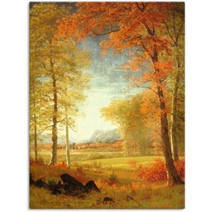 Artland Artprint Herfst in Oneida County, New York. als artprint op linnen, muursticker of poster in verschillende maten