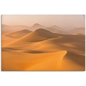 Artland Artprint Mist in de Rub al Khali woestijn als artprint van aluminium, artprint op linnen, muursticker of poster in verschillende maten