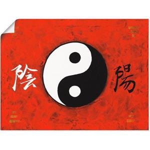 Artland Wandbild "Yin & Yang", Zeichen, (1 St.), als Alubild, Outdoorbild, Poster in verschied. Größen