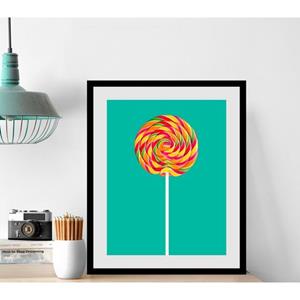 Queence Wanddecoratie Lollipop (1 stuk)