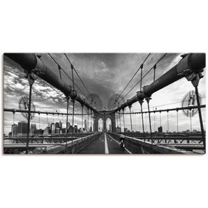 Artland Artprint Brooklyn Bridge New York III als artprint op linnen, muursticker of poster in verschillende maten