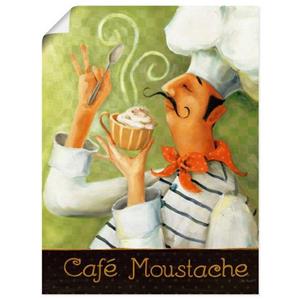 Artland Artprint Cafe Moustache II als artprint op linnen, muursticker of poster in verschillende maten