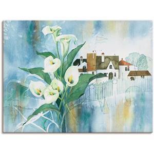 Artland Artprint Boeket witte lelies als artprint op linnen, muursticker of poster in verschillende maten