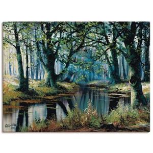 Artland Artprint Rust door de bomen als artprint op linnen, muursticker of poster in verschillende maten