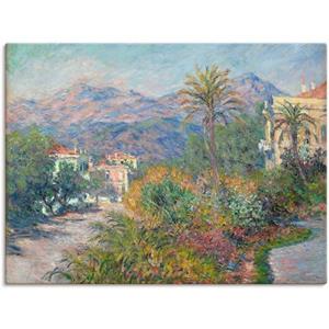 Artland Artprint Strada Romana in Bordighera. 1884 als artprint op linnen, muursticker of poster in verschillende maten