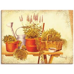 Artland Artprint Stilleven met peren als artprint op linnen, muursticker of poster in verschillende maten