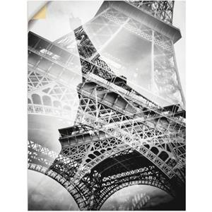 Artland Artprint De dubbele Eiffeltoren als artprint van aluminium, artprint op linnen, muursticker of poster in verschillende maten