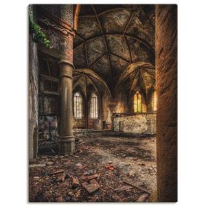 Artland Artprint Lost Place - verlaten kerk II gedrukt