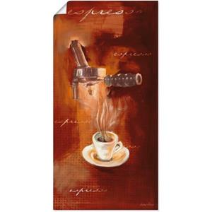 Artland Wandbild "Espresso I", Getränke, (1 St.), als Alubild, Leinwandbild, Wandaufkleber oder Poster in versch. Größen