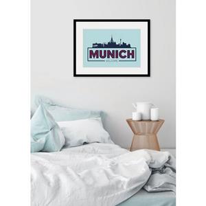 Queence Wanddecoratie Welcome Munich (1 stuk)