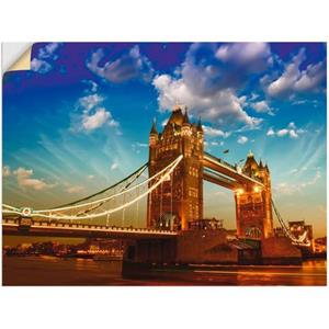 Artland Artprint Tower Bridge als artprint van aluminium, artprint op linnen, muursticker of poster in verschillende maten