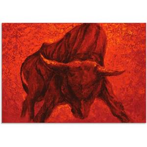 Artland Wandbild "Katalanischer Stier", Wildtiere, (1 St.)