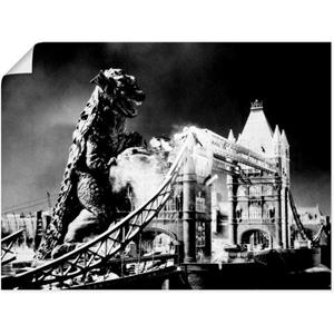 Artland Artprint Godzilla II als artprint van aluminium, artprint op linnen, muursticker of poster in verschillende maten