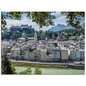 Artland Glasbild "Salzburg Blick auf die Altstadt", Österreich, (1 St.)