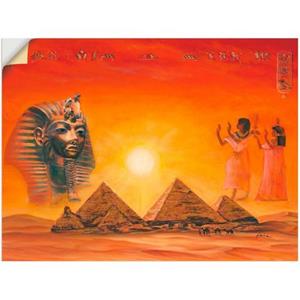 Artland Artprint Egyptische impressies als artprint van aluminium, artprint op linnen, muursticker of poster in verschillende maten