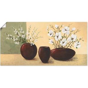Artland Wandbild "Magnolien", Vasen & Töpfe, (1 St.)