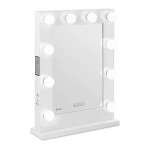Physa Make-up spiegel LED - wit - 10 LED's - vierkant - luidspreker