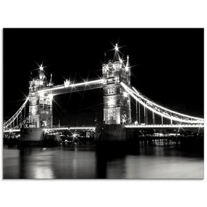 Artland Print op glas Tower Bridge Londen in verschillende maten