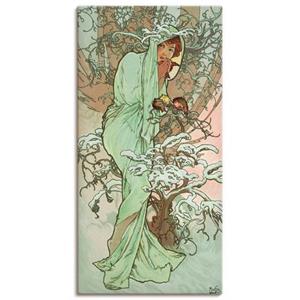 Artland Artprint Hiver (winter), 1896 als artprint op linnen, muursticker of poster in verschillende maten