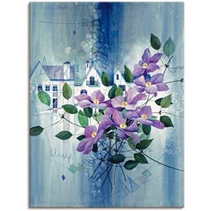 Artland Artprint Veelkleurige tuinbloemen als artprint op linnen, muursticker of poster in verschillende maten